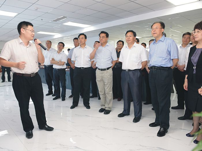 安徽省委常委、岳阳市委书记吴存荣，岳阳市党政代表团一行莅临我集团参观调查